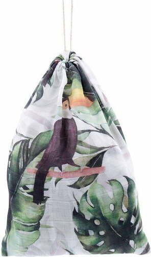 Hutch&Putch Mulltuch Bio Baumwolle • Tukan