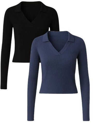 GORG 2er Set Damen Bluse – Bio-Baumwolle & superweiches Modal