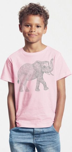 Peaces.bio - handbedruckte Biomode Bio-Kinder T-Shirt "Babyelefant"