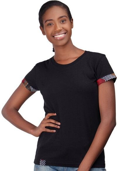 Africulture T-Shirt, Ladys Cut "Kitenge Fusion"