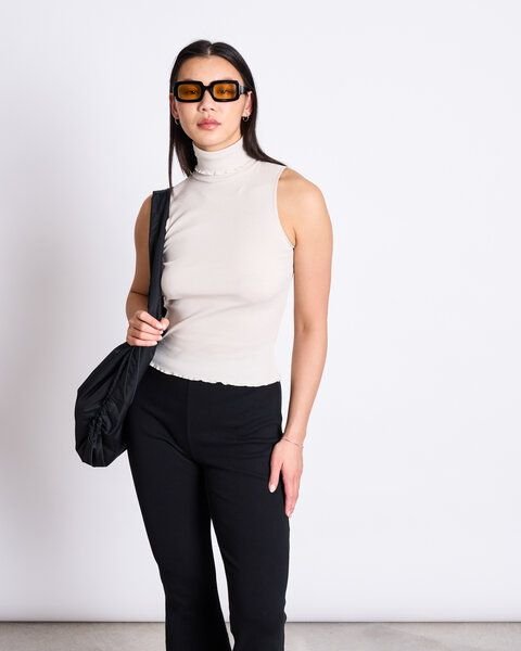 Thumbnail - JAN N JUNE High Neck Rib Top HAV GOTS