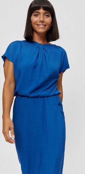 AYANI Amy | Midikleid mit Bleistiftrock und Ausschnittdetail