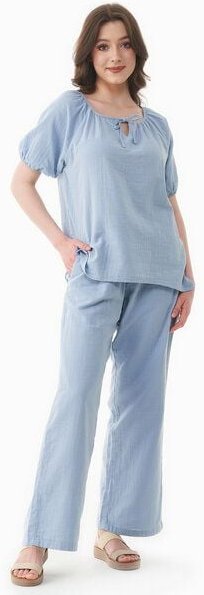 ORGANICATION Musselin Hose aus Bio-Baumwolle