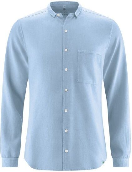 HempAge Langarmhemd Hanf/Biobaumwolle