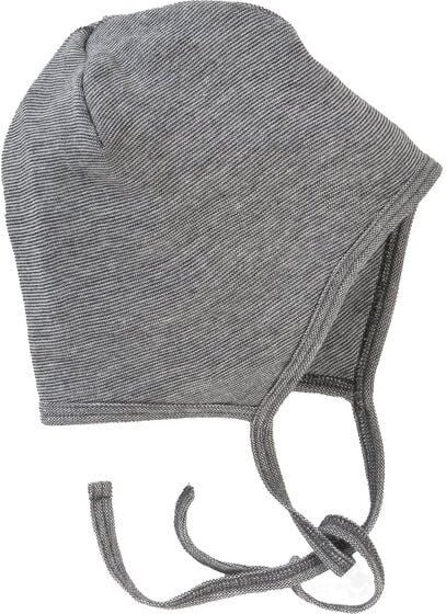 People Wear Organic Baumwolle-Wolle-Seide Mütze, meliert, grau