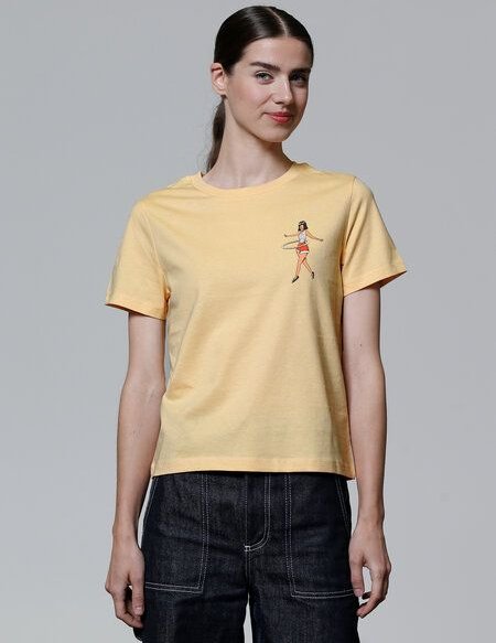 watapparel T-Shirt Frauen Hula Hoop