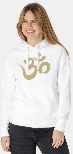 Peaces.bio - handbedruckte Biomode Bio-Damen-Kapuzensweater Om