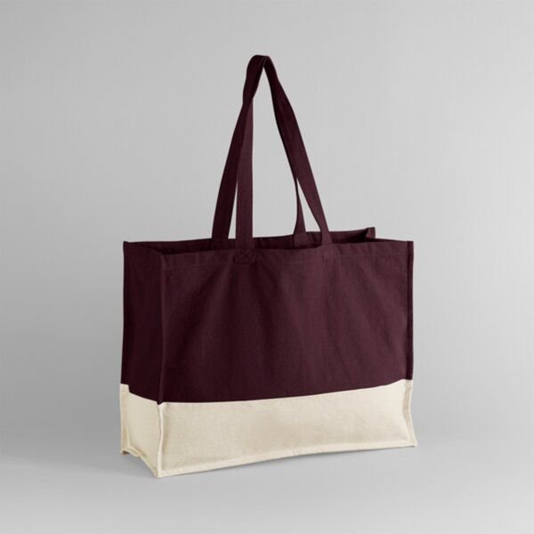Westford Mill Tragetasche Umhängetaschen Einkaufstasche Shopper 52 x 38,5 x 16 cm zweifarbig