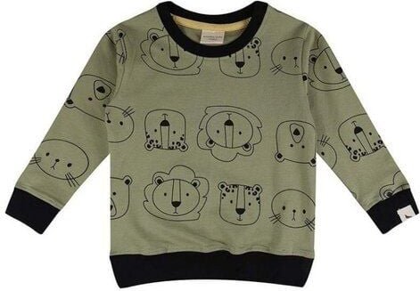 Baby Sweatshirt *Cub Faces* GOTS & BIO | Turtledove London