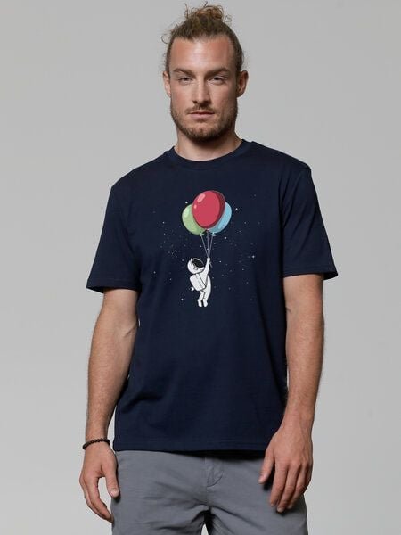 watapparel T-Shirt Unisex Little Balloon Astronaut