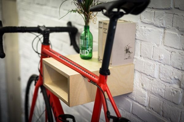 Bicycledudes Fahrrad Wandhalterung "GUSTAV" aus nachhaltigem Holz