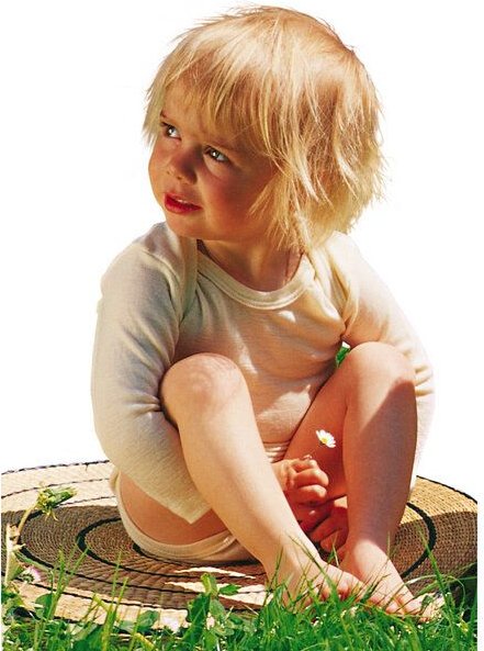 Engel natur Engel Bio Wolle Seide Baby Body lang-Arm