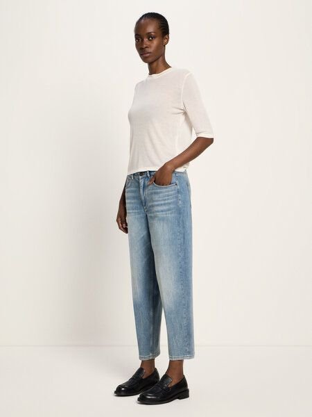 LANIUS Stehkragenshirt aus TENCEL Lyocell