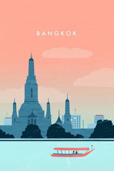 Photocircle Wandbild / Kunstdruck / Poster / Leinwand - Bangkok