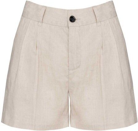 YTWOO Damen Shorts aus 100% Leinen