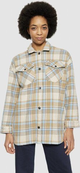 Thumbnail - KnowledgeCotton Apparel Heavy flannel check overshirt