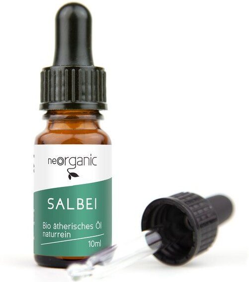 NeoOrganic Bio-Salbeiöl (Salvia Officinalis) naturreines äth. BIO-Öl - 10ml