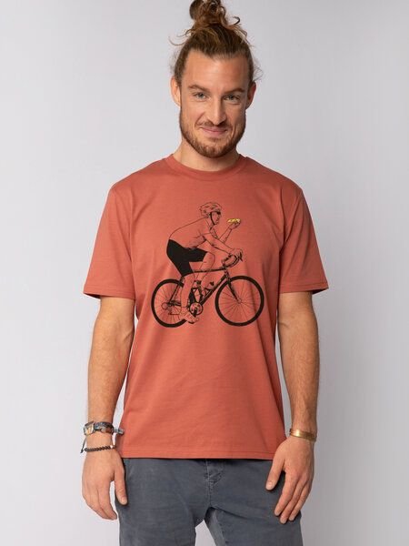 watapparel T-Shirt Unisex Fahrrad und Pizza