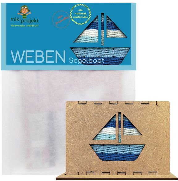 mikiprojekt Bastelset Segelboot weben