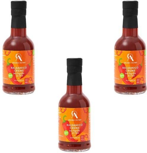 Aroma Olymp Bio Balsamico Creme mit Paprika & Chili