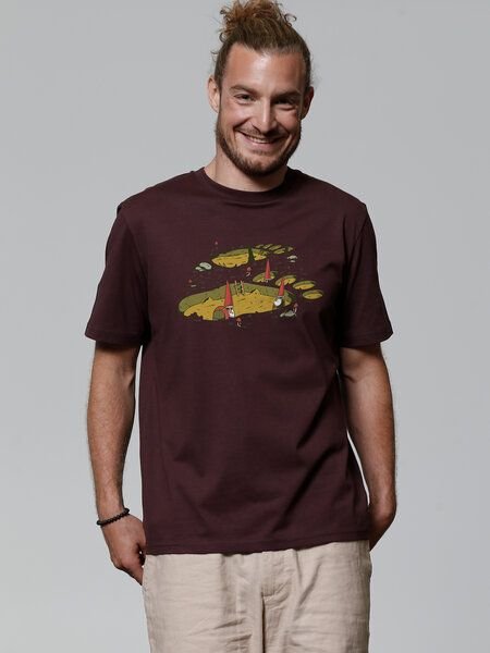 watapparel T-Shirt Unisex Gnome Footprint