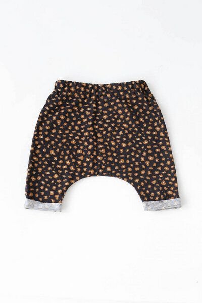 Baby Jersey Hose *Leopard schwarz* Bio Baumwolle | NoniKids Berlin