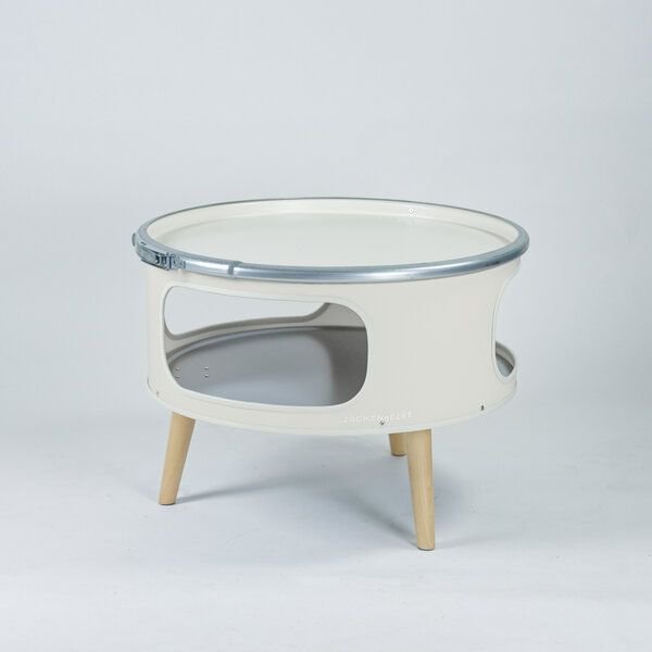 Lockengelöt Betty - Couchtisch aus einem Hamburger Ölfass