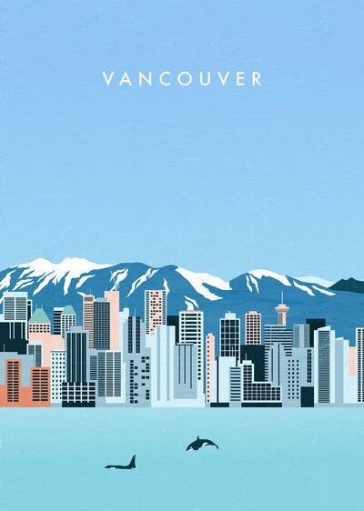 Photocircle Wandbild / Kunstdruck / Poster / Leinwand - Vancouver