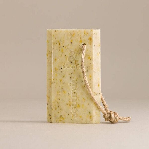 Aqui d'Aïa Peeling-Seife mit Immortelle am Seil, Duschseife