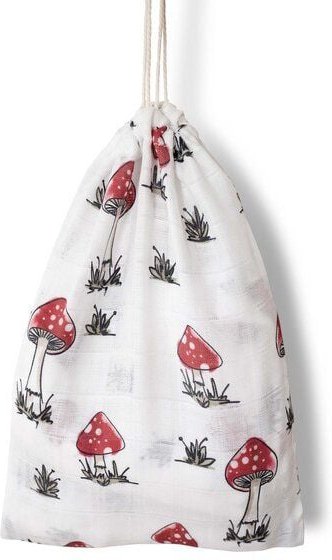 Thumbnail - Hutch&Putch Mulltuch Bio Baumwolle • Fliegenpilz