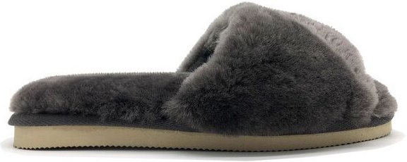 Pantoffel aus Schaffell "thies Fluffy Slide"