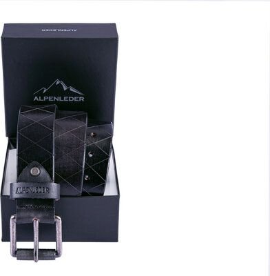 Alpenleder Gürtel RAUTE