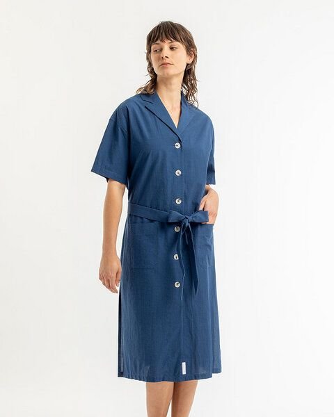 Rotholz Bowling Kleid aus Bio-Baumwolle