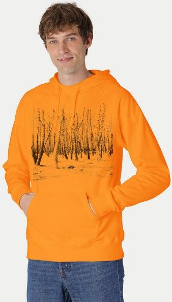 Peaces.bio - handbedruckte Biomode Hoodie Woodland Herren