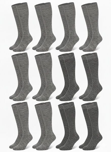 Opi and Max 3 oder 12 Paar Kniestrümpfe aus 98% Bio-Baumwolle GOTS zertifizierte