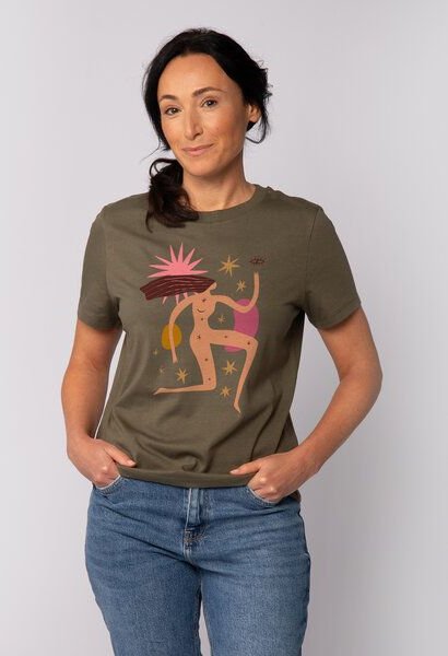 watapparel T-Shirt Frauen Love and flex