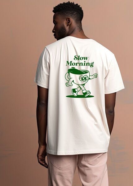 Kultgut NEW Upcycling Generation- Artdesign - Bioshirt / Slow Morning