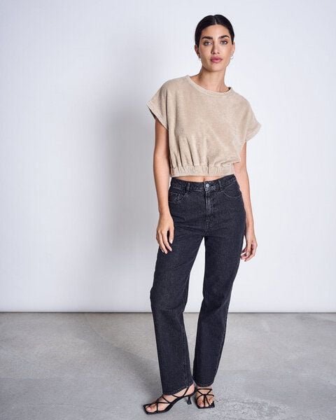 JAN N JUNE Top BLANCA Almond