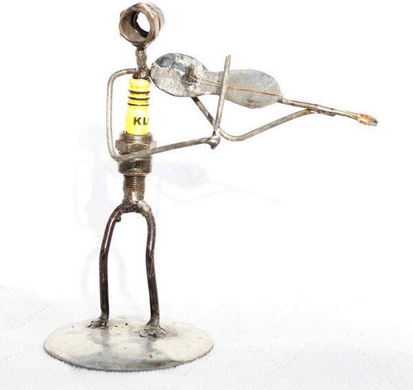 Moogoo Creative Africa Zündkerzen-Figur | verschiedene Musiker:innen | Upcycling Handmade