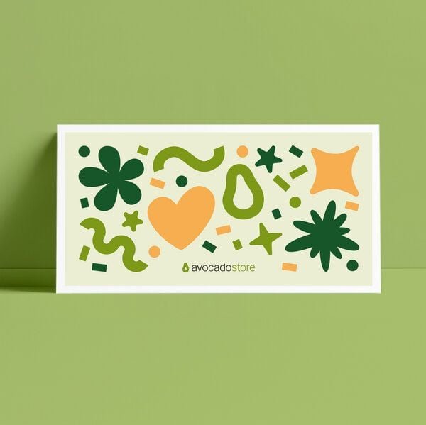 Avocado Store Wunschbetrag Gutschein als druckfähige PDF per E-Mail ab 10€ - Celebration