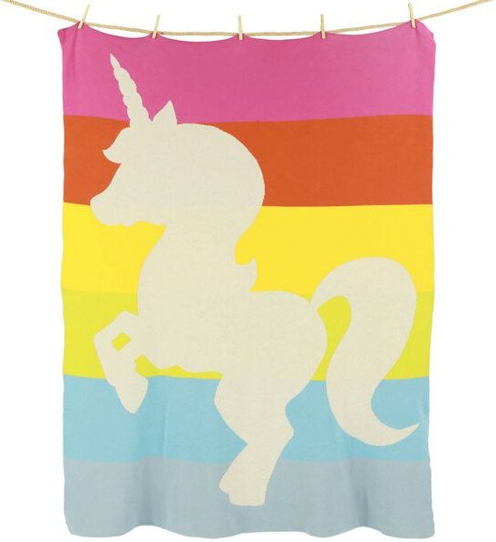 quschel® Kinder-/Wohndecke aus 100% Bio-Baumwolle, 100x150cm