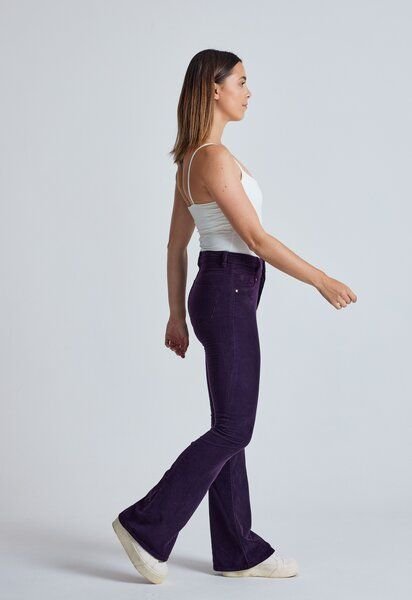 Thumbnail - Flax and Loom Cord Schlaghose Skinny Fit Modell: Mavis