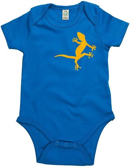 HANDGEDRUCKT "2 Geckos" Baby Body