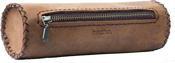 hecho. Federmäppchen - Handgefertigt aus echtem Leder (Federmappe, Schlampermäppchen)