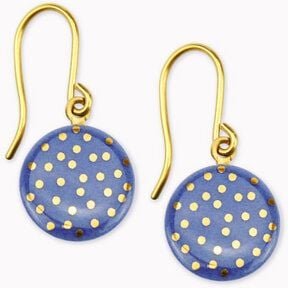 lille mus Porzellan-Ohrhänger KONFETTI Porzellanschmuck