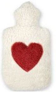 Efie Kirschkern-Wärmekissen mit Herz Applikation, kbA (organic)