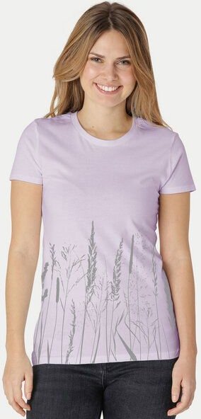 Peaces.bio - handbedruckte Biomode Damen Fit T-Shirt Gräservielfalt