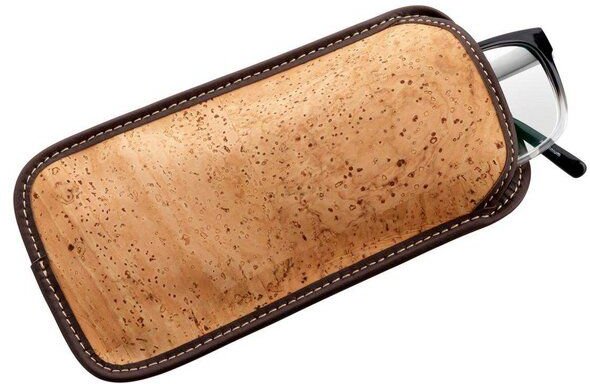 Kork-Deko nachhaltiges Brillenetui aus Kork | Brillenhülle aus Korkstoff | vegan | made in EU