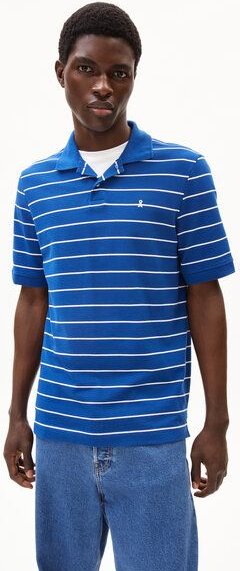 ARMEDANGELS MAARIO STRIPES Herren Polo T-Shirt aus Bio-Baumwolle