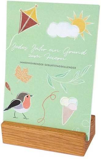 klotzaufklotz Geburtstagskalender mit Karten